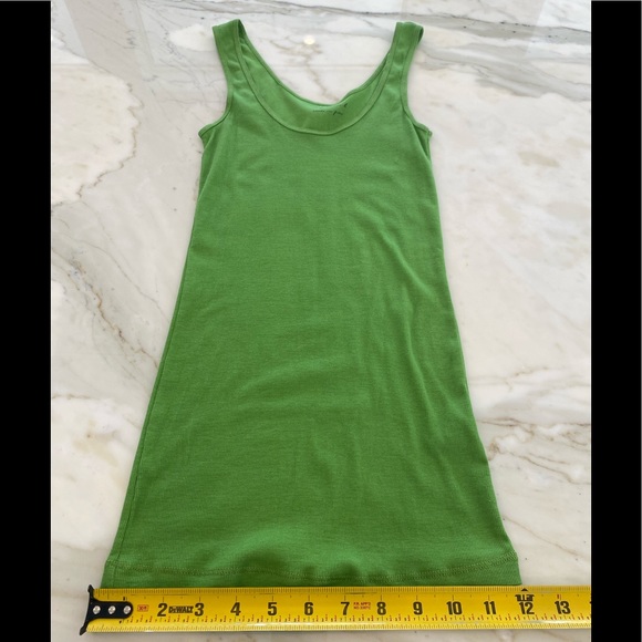 STEPHANIE B GREEN PIMA COTTON TANK TOP S NWOTS! - Picture 9 of 12